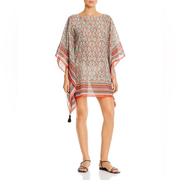 Tory Burch Other - Tory Burch printed beach caftan swim cover up